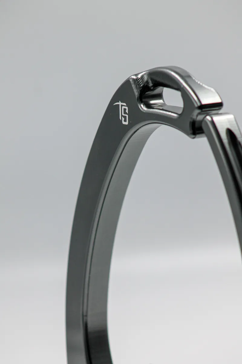 Tech Venice Dressage Sloped Stirrups Titanium-1